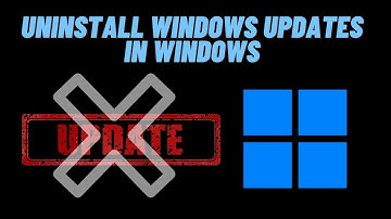 How to Uninstall Windows Updates in Windows Pc