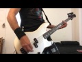 Welcome To The Jungle, Bass cover with Fender "Duff" bass