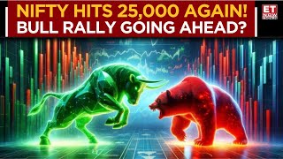 Nifty Crosses 25,000, Third Day of Gains! | What’s Next for Indian Equities? | Market Cafe | ET Now