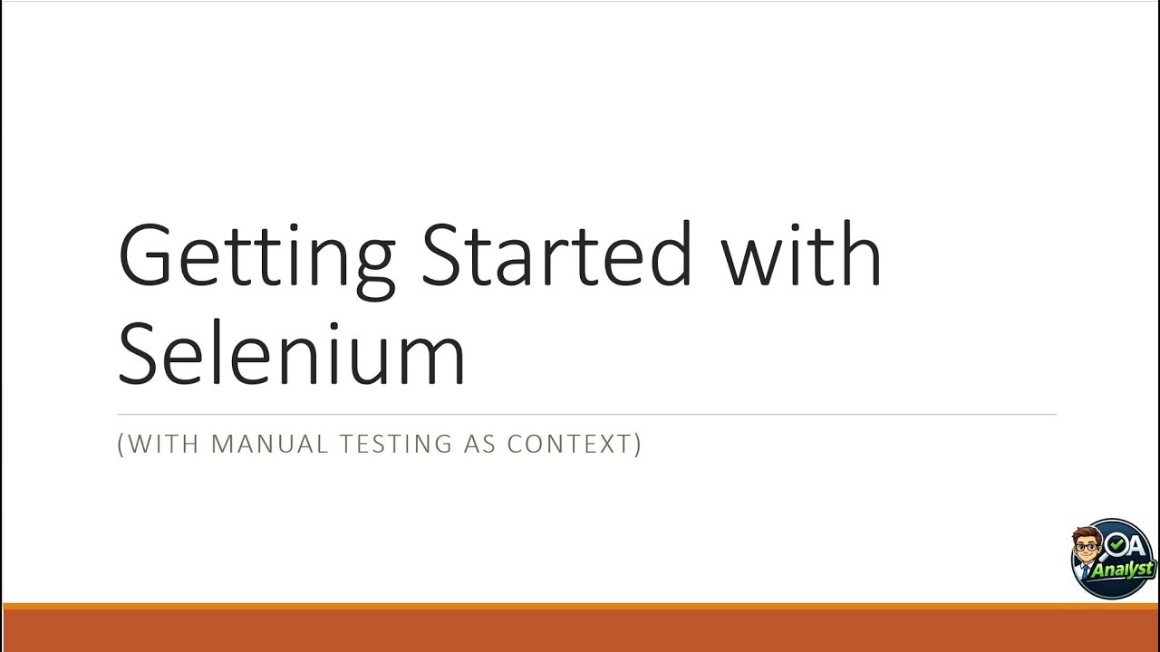 Getting Started with Selenium | Selenium Automation Testing for ...