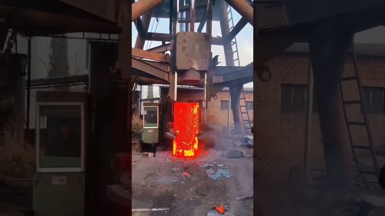 forging process of high temperature metal