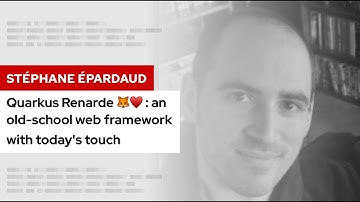 Quarkus Renarde: an old-school Web framework with today