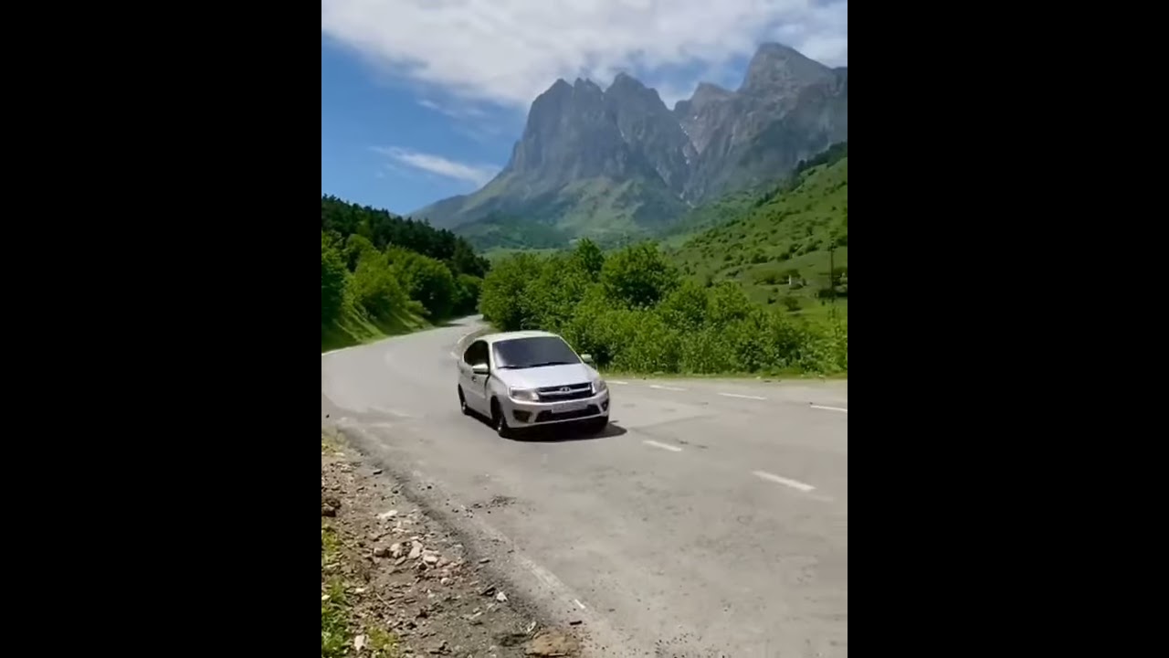 Лада Гранта тонированная зимой