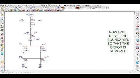 How to resolve ETAP BUS VOLTAGE ERROR -II