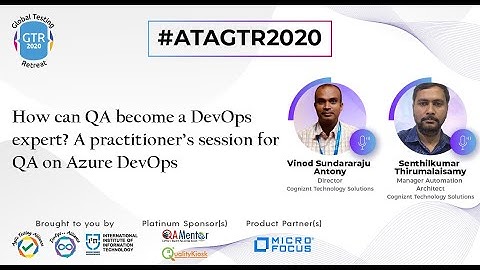How can QA become a DevOps expert? session for QA on Azure DevOps