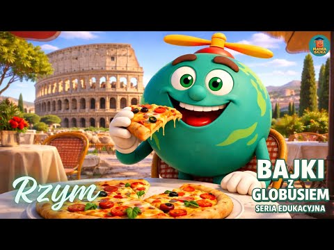 🌍 Włochy: Rzym – Wieczne Miasto Pełne Skarbów | Bajki z Globusiem 🏛️🌞