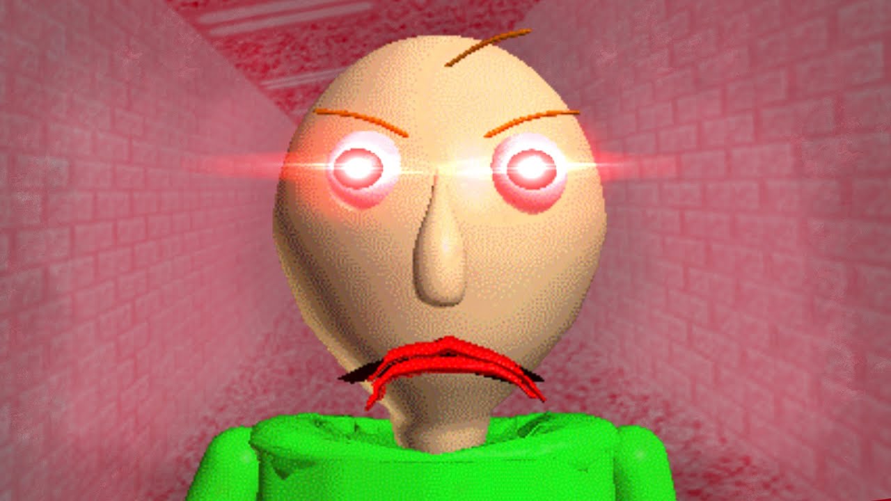 I play Baldi’s Basics classic remastered YouTube