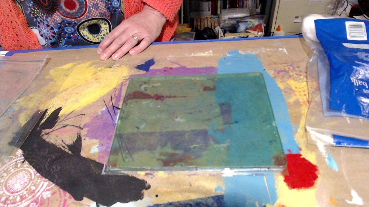 Conditioning My Gelli Plate YouTube
