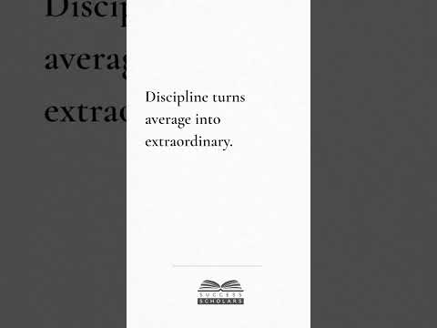 Discipline Turns Average Into Extraordinary | Success