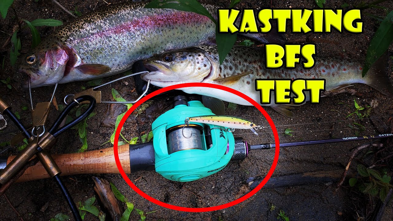 BFS Trout Fishing With KastKing Spartacus Baitcaster 