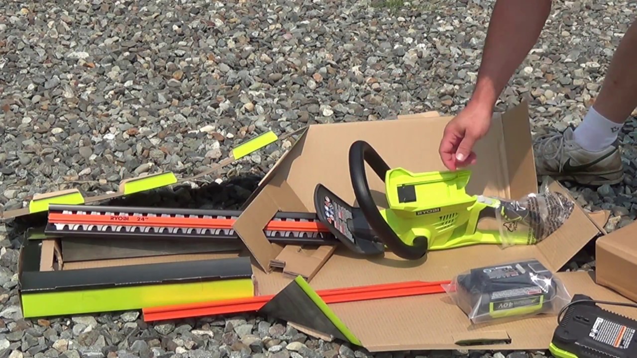 ryobi 40 volt hedge trimmer