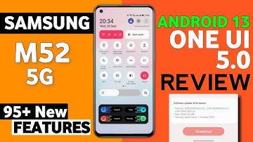 Samsung M52 5G Official OneUI 5.0 Android 13 Update Features| 95+ Hidden Features| OneUI 5 Review