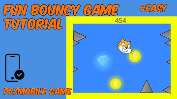 How to Make a Fun Bouncy Game in Scratch! - PC/Mobile Game #easy