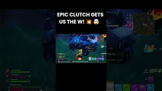 EPIC CLUTCH GETS US THE W! 💥 🤯 #fortnite #gaming #fortniteclips #fortnitememes #shorts