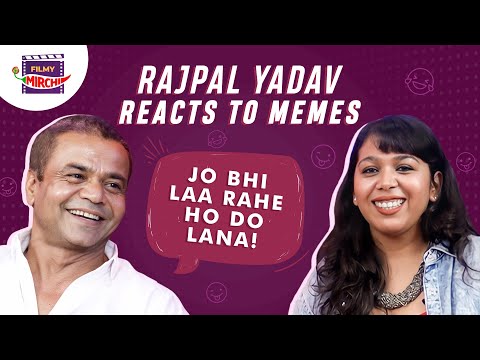 Rajpal Yadav reacts to Rajpal Yadav Memes 😂 | RJ Prerna