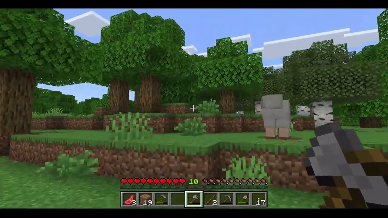 Minecraft savana obyčejný biom stavba klasického stáje