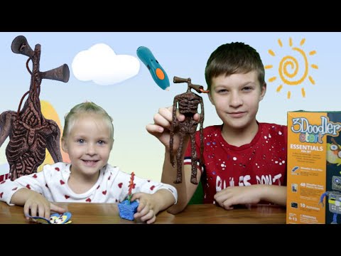 Сиреноголовый 3д ручкой