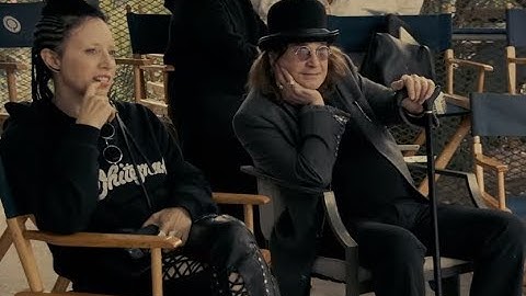 Ozzy posts video from behind the scenes of “Under The Graveyard“ music video..