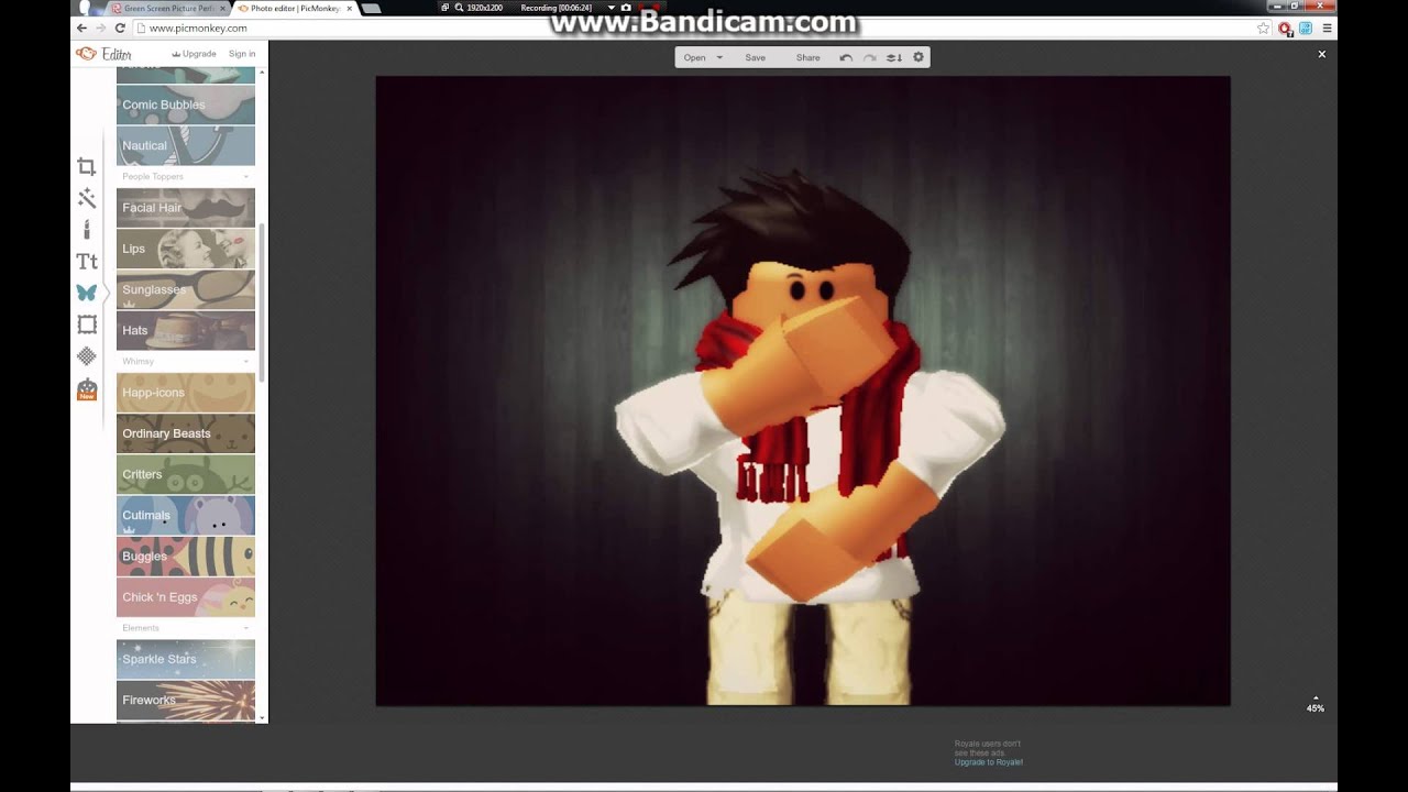 How To Make An Awesome Decal Of Your Roblox Character By Moddapro Youtube - roblox tumblr decal