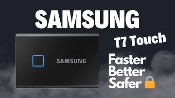 Samsung T7 Touch Portable SSD: Fast, Secure, and Portable