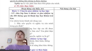 GDCD  Lớp 6 BÀI 11      QUYỀN VÀ NGHĨA VỤ CƠ BẢN CỦA CÔNG D N VIỆT NAM ( tiết 2)