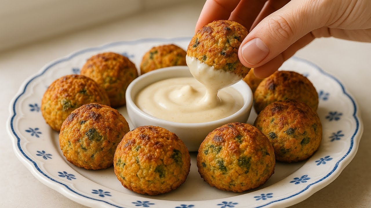 These Baked Chickpea Balls Is a Protein Bomb! A Simple Chickpea Recipe!