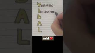 Significado Del Nombre Vidal significado nombre vidal
