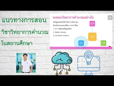 แนวทางการสอนวิชาวิทยาการคำนวณในสถานศึกษา (จะสอนวิทยาการคำนวณอย่างไร)