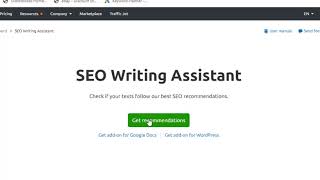 SEO Writing Assistant SEMrush Template |SEO writing assistant tutorial | Digital marketing-2025