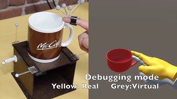 Functional Optimization Based Approach for Continuous 3D Retargeted Touch in Haptic Virtual Reality