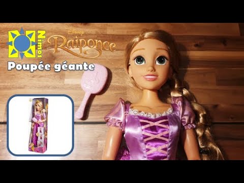 Poupée géante princesse DISNEY Raiponce à coiffer 85 cm - DisneySho