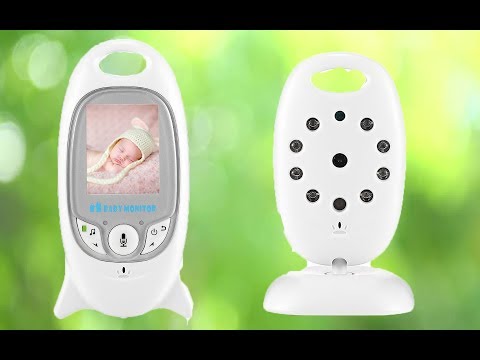 Wireless Video Baby Radio Baby Digital Sleep Monitor Audio Night Vision Temperature Monitoring