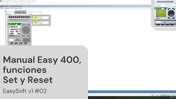 ⚡ EasySoft v1 Cap_02 Manual Easy 400, funciones Set y Reset