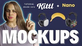 Secreto inédito: cómo crear mockups PRO para Etsy POD desde cero | Kittl + NanoBanana paso a paso!!!