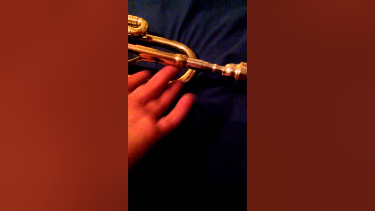 How to remove a stuck trumpet mouth piece. YouTube