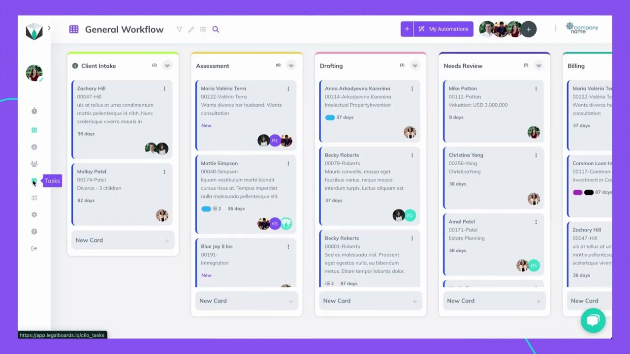 Legalboards in 60 Seconds | Kanban Boards & Automations for Law Firms