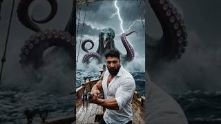Octopus vs Man Fight #octopus #octopusfacts #brucelee #aivideo #ai #shorts #shortsfeed