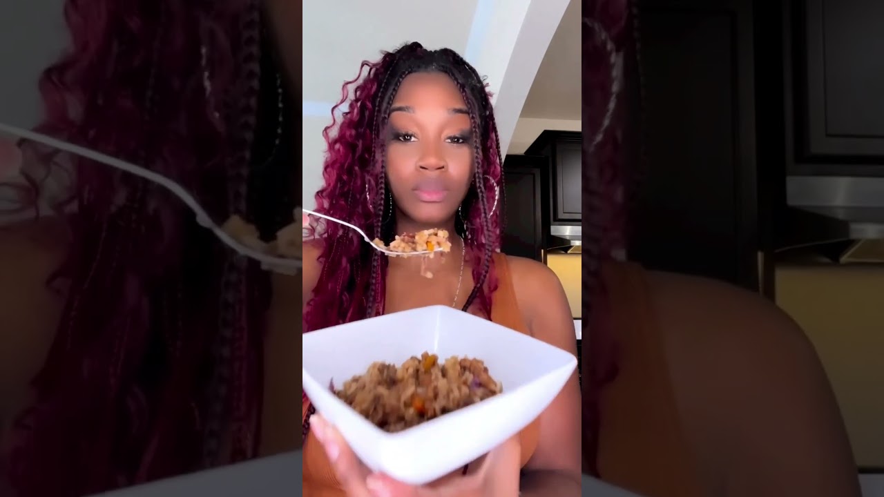 PLANT BASED EGG ROLL BOWL #plantbased #veganfood #veganreview