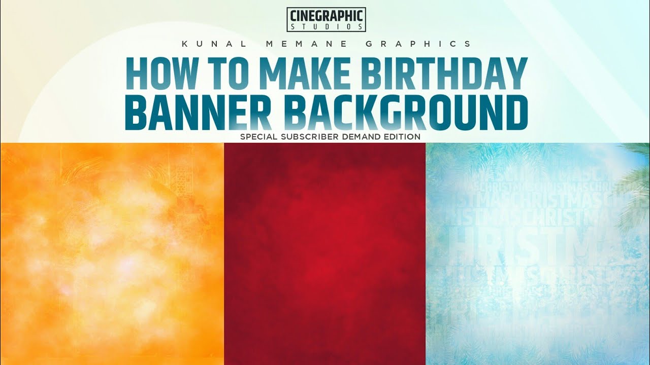 How To Make Birthday Banner Background In PicsArt, Like Photoshop, PicsArt,  PixelLab - YouTube