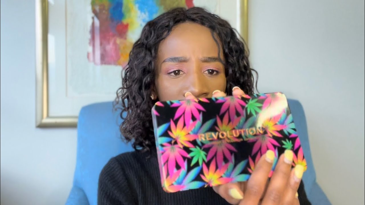 Random shopping 🛍: Revolution Cannabis Sativa Eyeshadow Palette| South African YouTuber 🇿🇦