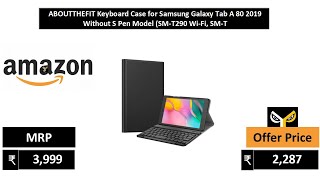 ABOUTTHEFIT Keyboard Case for Samsung Galaxy Tab A 80 2019 Without S Pen Model SM T290 Wi Fi, SM T