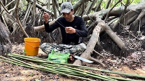 Nước Rừng Đang Về Rất Nhiều Săn Lùng Cá Chạch Lấu Đầu Mùa Mưa Survive in the jungle Fishing