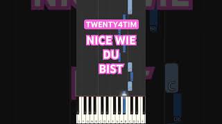 twenty4tim - Nice wie du bist (Piano Tutorial) #tiktok #shorts