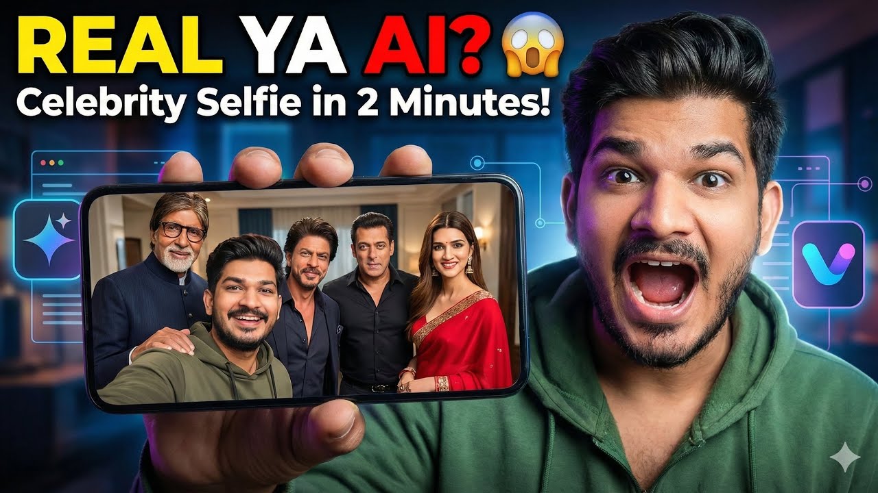 Make Viral Celebrity Selfie Videos in 2 Minutes! 📸 Google Gemini & Flow Full Guide