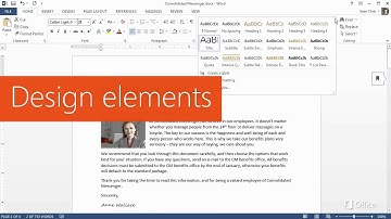 Training - Make the switch to Word 2013  Get going fast  - Video 1 of 5