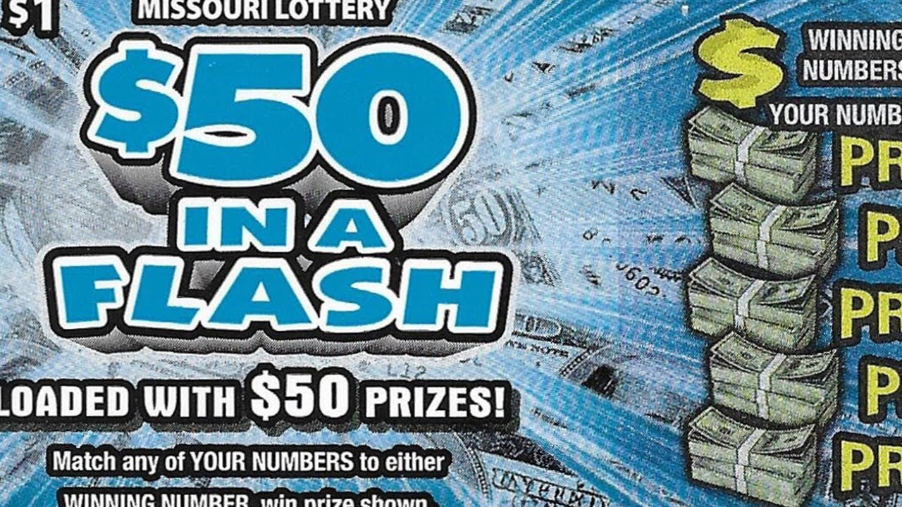 10x 1 "50 IN A FLASH" NEW TICKET SHOWCASE MO Lotto Scratchers