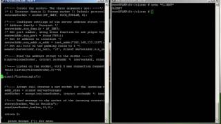 Client Server Demo Using C Language in 3 minutes.