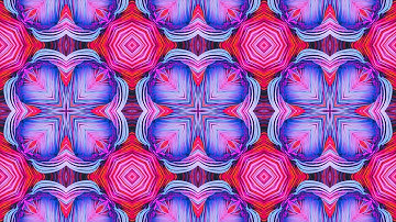 VJ Loop #114 Kaleidoscope Video Background Screensaver 30 Min