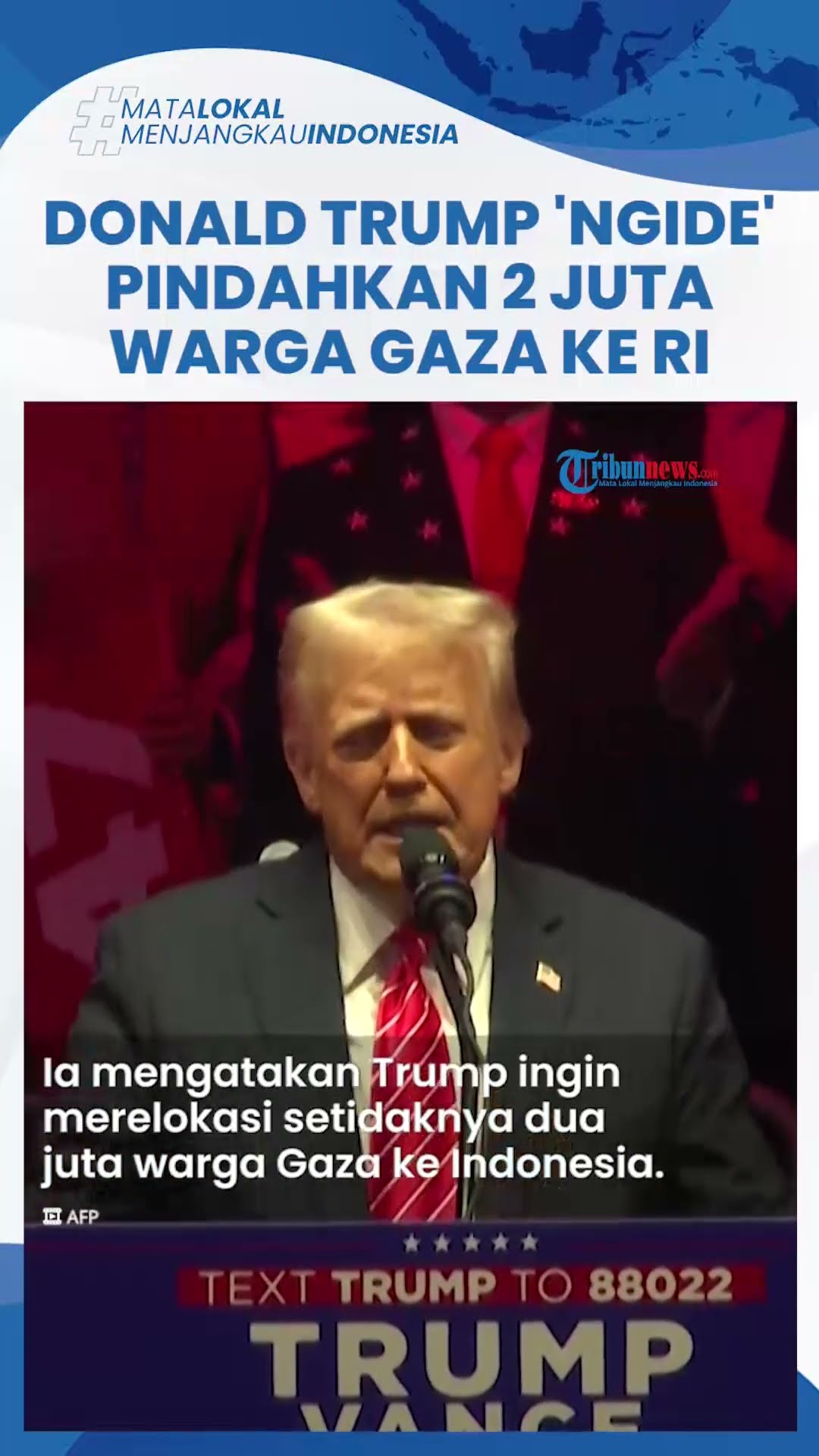 Gebrakan Donald Trump usai Dilantik, Pindahkan 2 Juta Warga Gaza ke Indonesia saat Gencatan Senjata