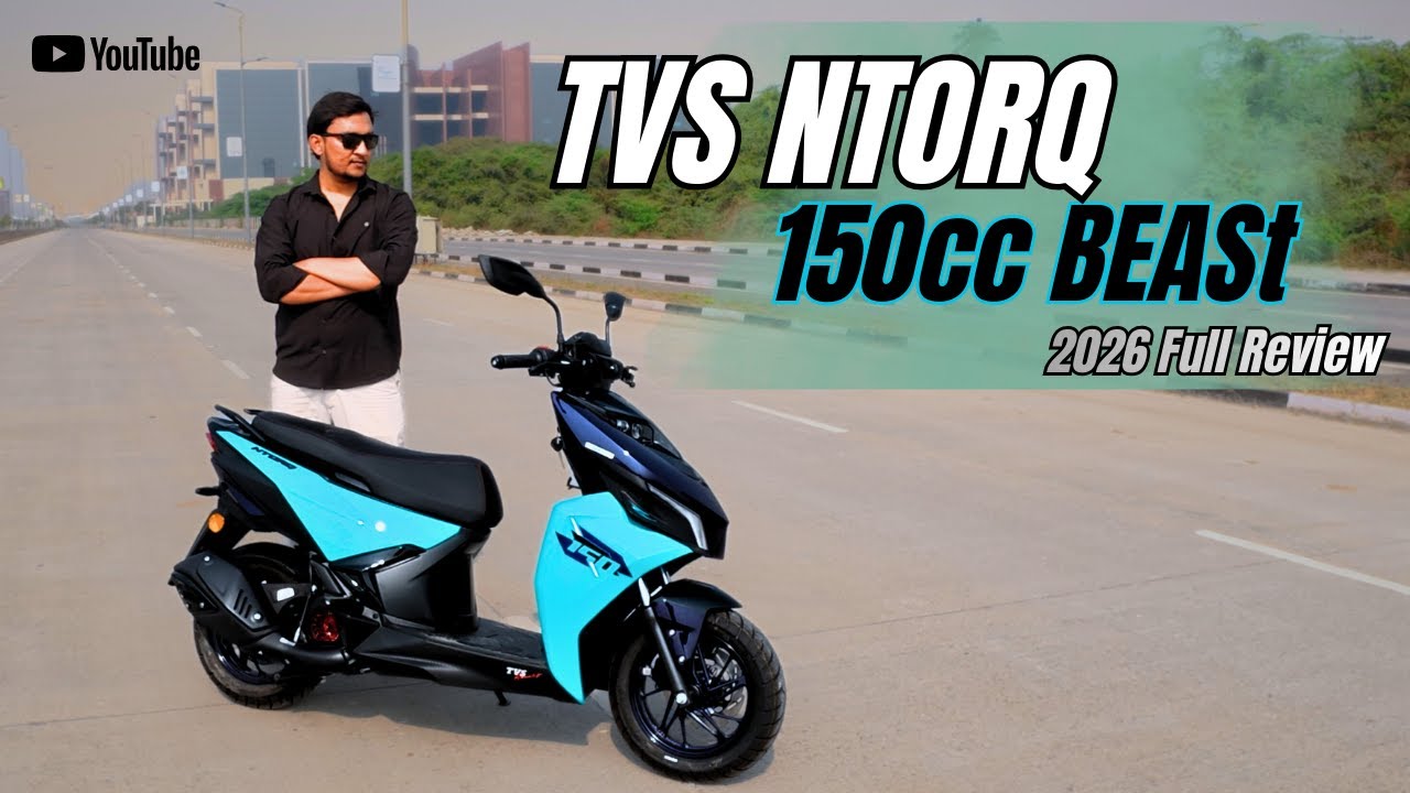 TVS NTORQ 150cc 2026 (0-60)km/h in 6.3s! Faster Than You Think 😱